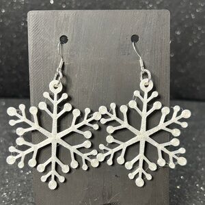 ❄️ 3D Printed Snowflake Earrings ✨